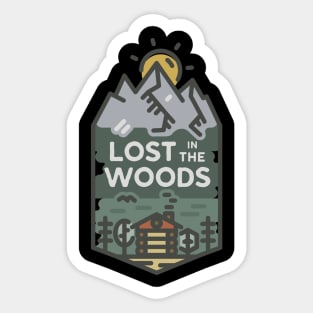 Lost In The woods Sticker